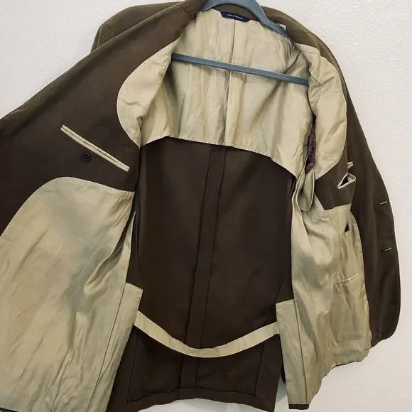 Brooks Brothers Sport Coat Jacket Blazers Mens Size 42L Brown - Picture 4 of 9